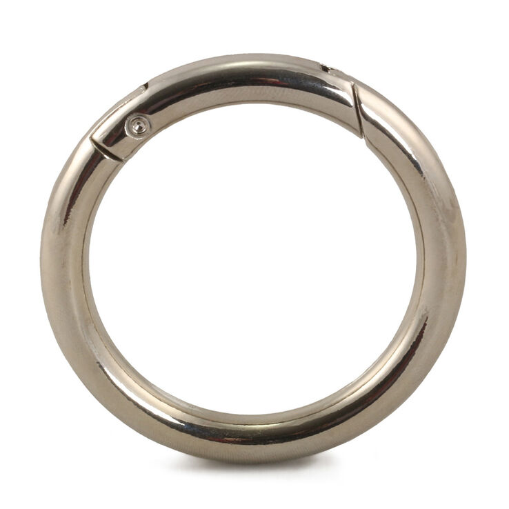 Union Knopf Gancho mosquetón 40 mm | 082-plata