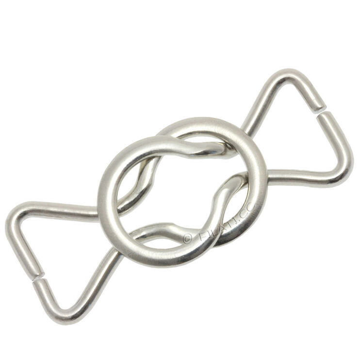 Union Knopf Cierre de metal 57040/10mm | 821-plata