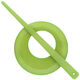 Lana Grossa Elemento decorativo 58581/70mm | 24-verde claro
