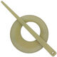 Lana Grossa Elemento decorativo 58581/70mm | 74-oliva