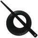 Lana Grossa Elemento decorativo 58581/70mm | 80-negro