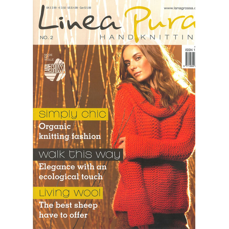LINEA PURA Issue 2 - Revista alemana + instrucciones en inglés de Lana Grossa