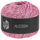 Lana Grossa ALESSIA | 019-rosa vívida/gris/naturaleza