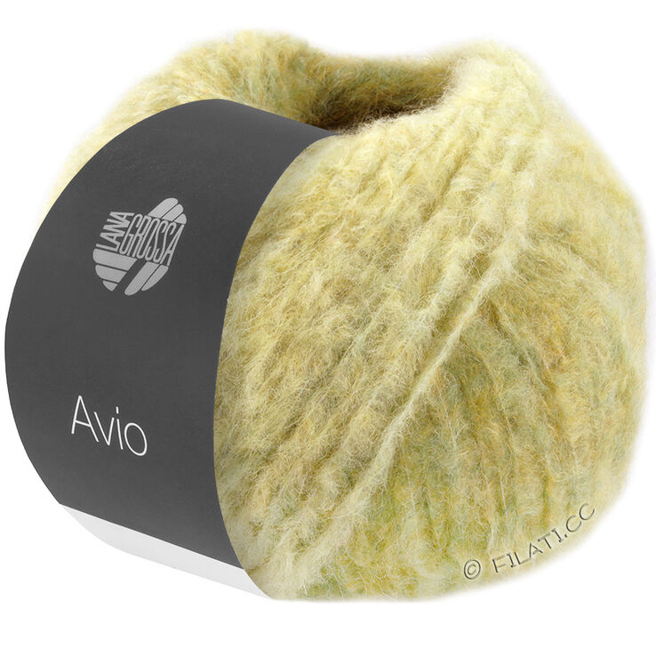 Lana Grossa AVIO | 18-oliva/verde amarillo