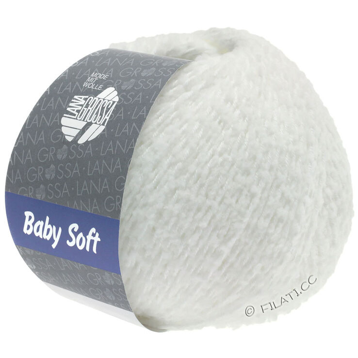 Lana Grossa BABY SOFT | 01-blanco