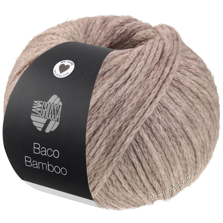 Lana Grossa BACO BAMBOO | 01-gris rosa