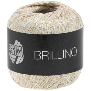 Lana Grossa BRILLINO | 09-blanco/oro