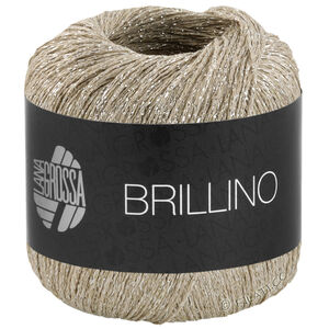 Lana Grossa BRILLINO | 39-grège/plata