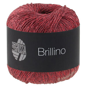 Lana Grossa BRILLINO | 49-rojo oscuro