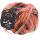 Lana Grossa BRUSHY Uni/Print (lala BERLIN) | 101-rosa/naranja/coral/vino tinto/negro marrón
