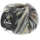 Lana Grossa BRUSHY Uni/Print (lala BERLIN) | 104-color crudo/amarillo arena/antracita/gris marrón