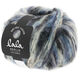 Lana Grossa BRUSHY Uni/Print (lala BERLIN) | 105-color crudo/azul claro/azul paloma/azul noche/antracita