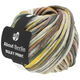Lana Grossa BULKY Print (ABOUT BERLIN) | 151-blanco/amarillo/gris/palo de rosa