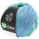 Lana Grossa 365 COTONE Dégradé | 104-ópalo verde claro/verde oscuro ópalo/gris azulado/gris octanaje