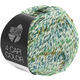 Lana Grossa 4 CAPI Color | 104-naturaleza/verde jade/turquesa/oliva