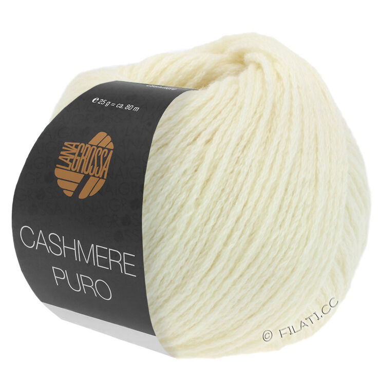 Lana Grossa CASHMERE PURO | 01-color crudo