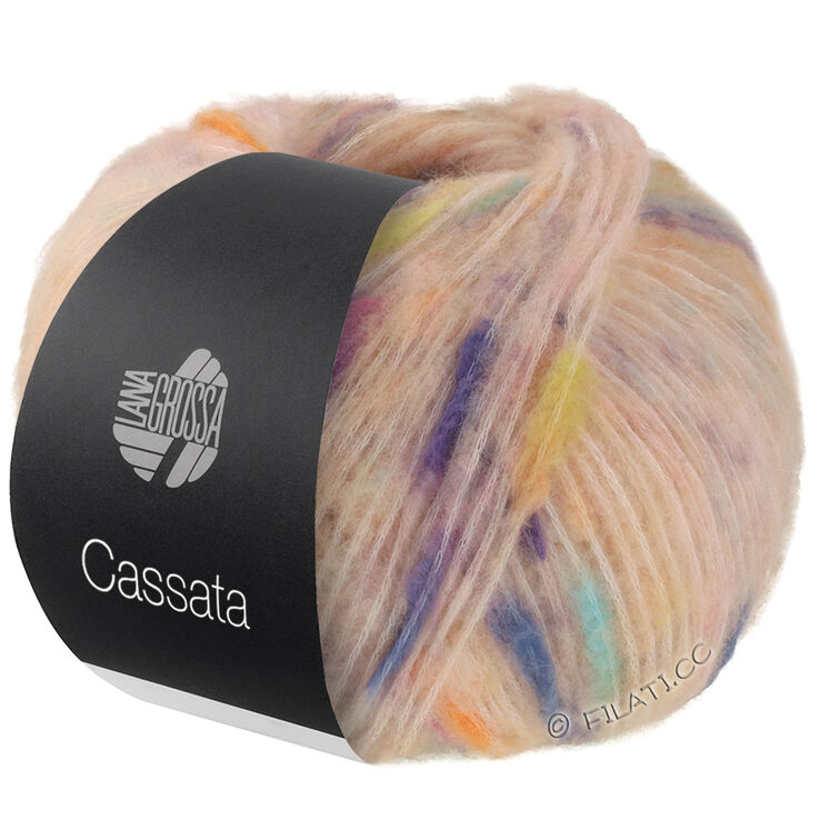 Lana Grossa CASSATA | 01-melocotón/azul/amarillo/naranja/lila