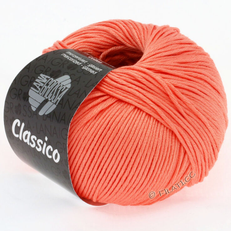Lana Grossa CLASSICO Uni | 01-rojo salmón