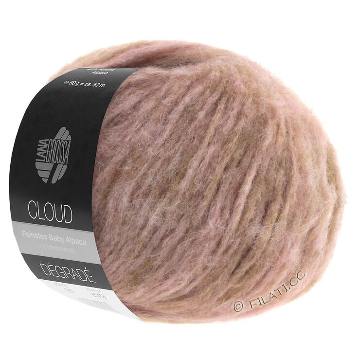 Lana Grossa CLOUD Dégradé | 101-beige/palo de rosa/rosa vieja