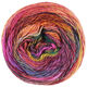 Lana Grossa COLORISSIMO 2 | 218-rosa vívida/fucsia/amarillo yema/gris amarillo/naranja/rojo marrón/gris verde/rojo negro