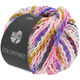 Lana Grossa COLORTWIST | 12-color crudo/rosa vívida/gris claro/amarillo mostaza/gris/purpura