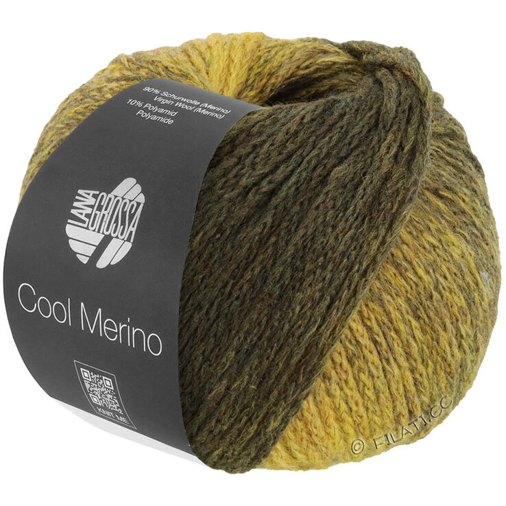 Lana Grossa COOL MERINO Dégradé | 301-oliva oscuro/oliva claro/verde musgo