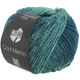 Lana Grossa COOL MERINO Dégradé | 302-octanaje oscuro/octanaje claro/verde mar profundo