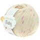 Lana Grossa COOL WOOL Baby Uni/Print 50g | 353-color crudo/lila/rosa/marrón oscuro
