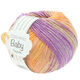 Lana Grossa COOL WOOL Baby Dégradé | 514-naranja/salmón/amarillo claro/lila/violeta