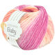 Lana Grossa COOL WOOL Baby Dégradé | 523-crema/vainilla/naranja claro/rosa vívida claro