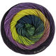 Lana Grossa COOL WOOL Big Color | 4043-verde/negro marrón/violeta oscuro/violeta/amarillo/hoja verde/octanaje oscuro