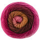 Lana Grossa COOL WOOL Big Color | 4049-turrón/chocolate marrón/rojo violeta/ciclamino/fucsia/rosa vívida/camello