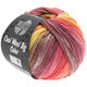 Lana Grossa COOL WOOL Big Color | 4017-amarillo delicado/rojo salmón/baya/rosa vívida/gris marrón/violeta antigua/naturaleza