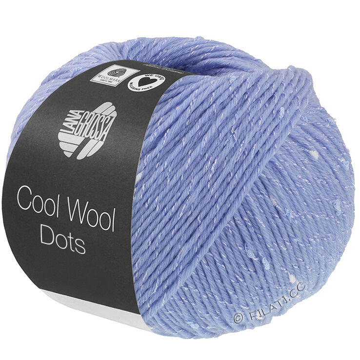 Lana Grossa COOL WOOL Dots | 01-azul claro