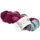 Lana Grossa COOL WOOL  Hand-dyed | 109-azul turquesa/rojo violeta/color crudo/octanaje