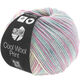 Lana Grossa COOL WOOL Print | 792-gris claro/menta/lila/rosa pálido