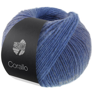 Lana Grossa CORALLO 100g | 06-azul acero/gris azul/azul