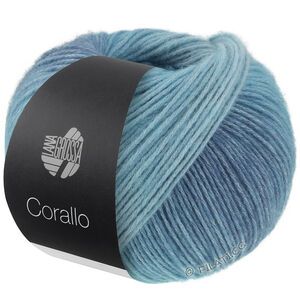 Lana Grossa CORALLO 100g | 07-turquesa claro/turquesa/jeans