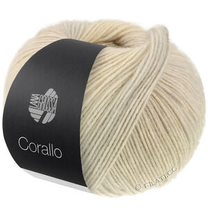 Lana Grossa CORALLO 100g | 10-beige/grège/color crudo