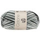 Lana Grossa COTONE  Print/Spray/Mouliné | 317-blanco/gris plata/gris oscuro/negro