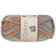 Lana Grossa COTONE  Print/Spray/Mouliné | 370-mandarina/gris beige/verde menta/turquesa