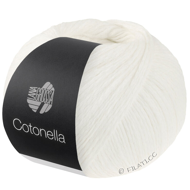 Lana Grossa COTONELLA 50g | 201-blanco