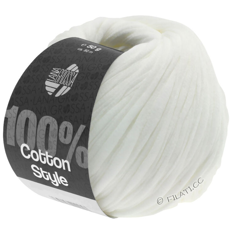 Lana Grossa COTTON STYLE | 01-blanco