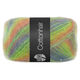 Lana Grossa COTTONHAIR | 102-naranja/verde/verde amarillento/azul violeta/gris marrón