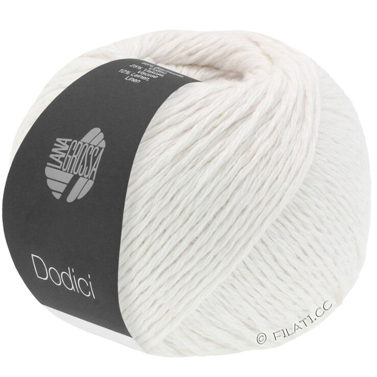Lana Grossa DODICI | 01-blanco