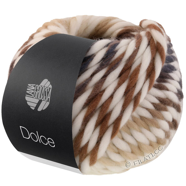 Lana Grossa DOLCE | 01-color crudo/beige/turrón/gris