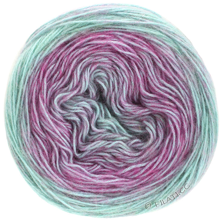 Lana Grossa ECOPUNO Dégradé | 401-fucsia/menta