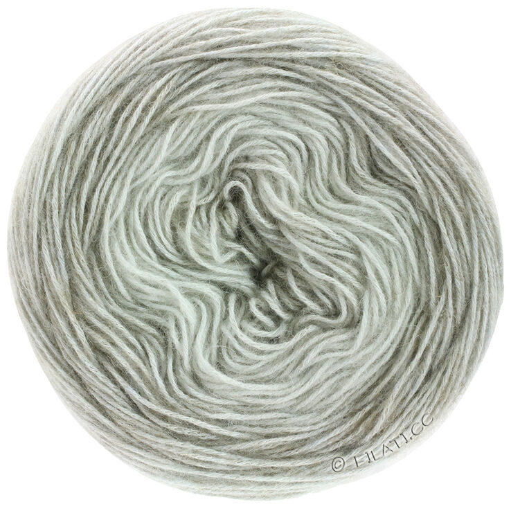 Lana Grossa ECOPUNO Dégradé | 408-gris plata/gris