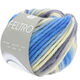 Lana Grossa FELTRO Line | 438-blanco/gris claro/gris medio/azul claro/aciano