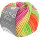 Lana Grossa FELTRO Print | 1305-verde amarillento/naranja/rosa vívida/amarillo narciso